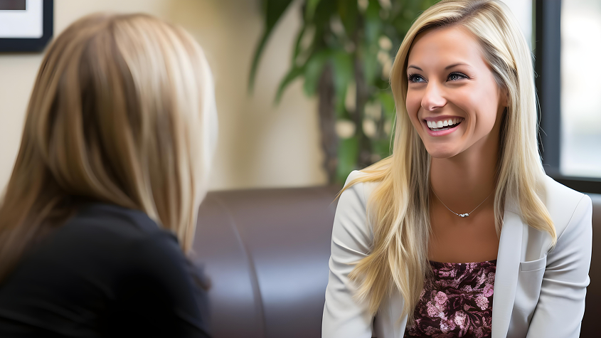 Массаж для женщин в разные фазы цикла — руки мастера мягко поддерживают клиентку